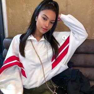 fashion nova zip up! NEVER WORN